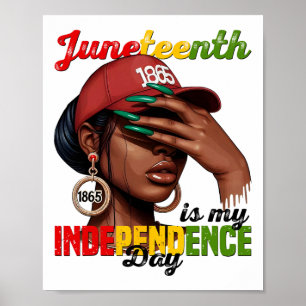 Póster El 18 De Junio De 1865 Es Mi Día De La Independenc
