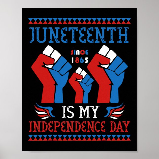 Póster El 18 De Junio Es Mi Día De La Independencia Desde (Frente)