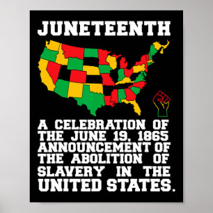 Póster El 19 de junio se celebra la liberación de afroame