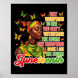 Póster El 19 De Junio Soy La Tormenta Histora Negra De Mu