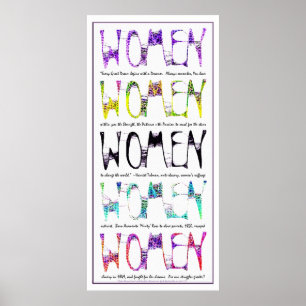Póster El ~ 2012 de las MUJERES "recuerda siempre" a