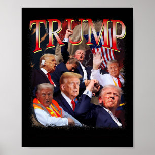 Póster El 4 De Julio De Trump Ama Por Siempre Al Presiden