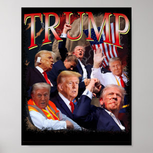Póster El 4 De Julio De Trump Ama Por Siempre Al Presiden