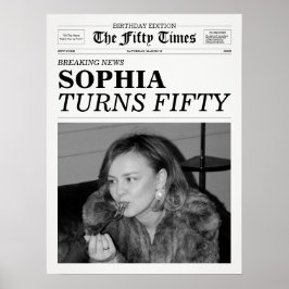 Póster El 50 aniversario del periódico The Fifty Times