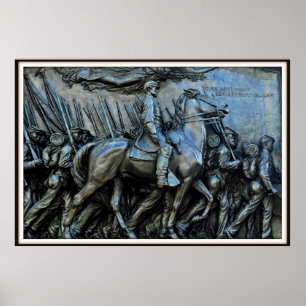 Póster El 54.o regimiento de infantería voluntario de