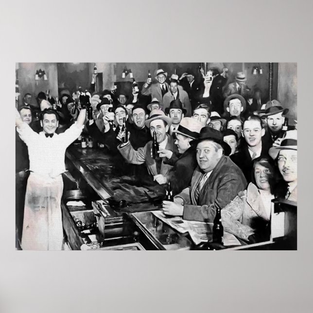 PÓSTER EL 5 DE DICIEMBRE DE 1933 LA PROHIBICIÓN TERMINA D (Frente)