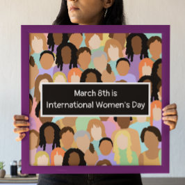 Póster El 8 de marzo es el Día Internacional de la Mujer