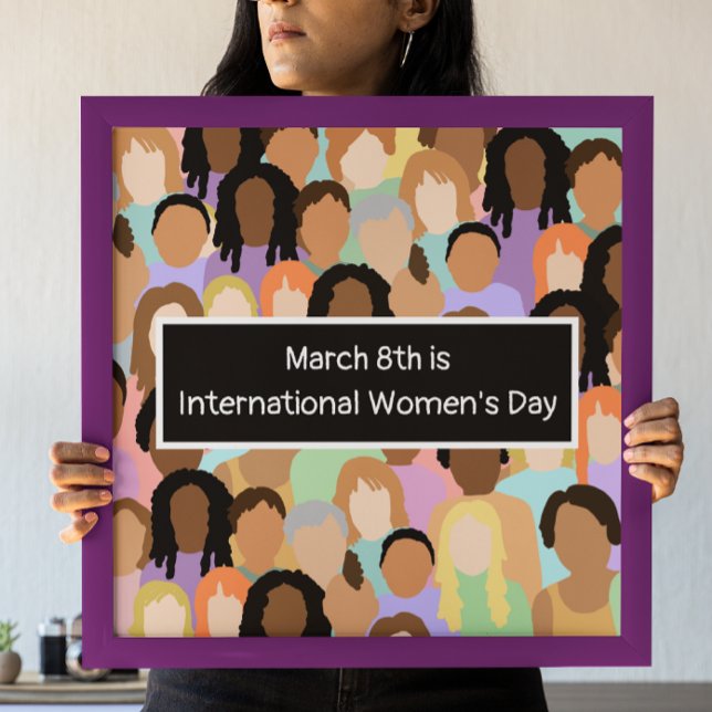 Póster El 8 de marzo es el Día Internacional de la Mujer (Subido por el creador)