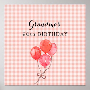 Póster El 90 cumpleaños de la abuela