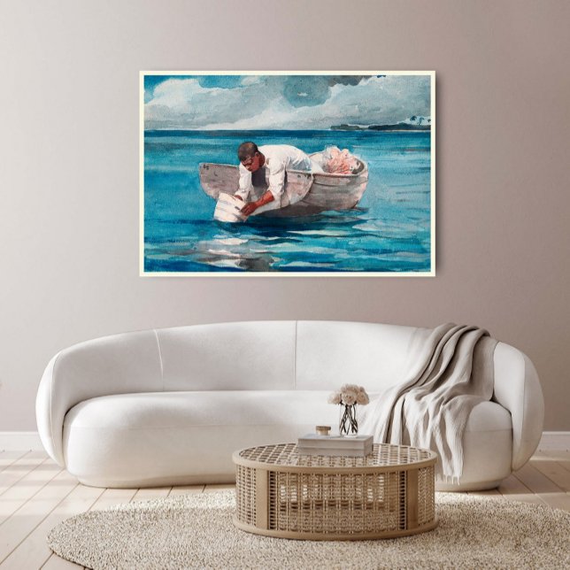 Póster El abanico de agua de Winslow Homer (Subido por el creador)