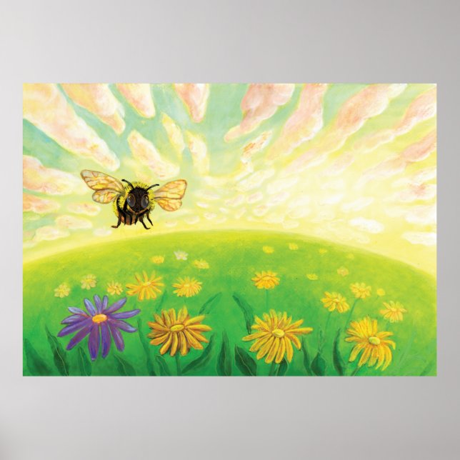 Póster El abejorro en el horizonte (Frente)