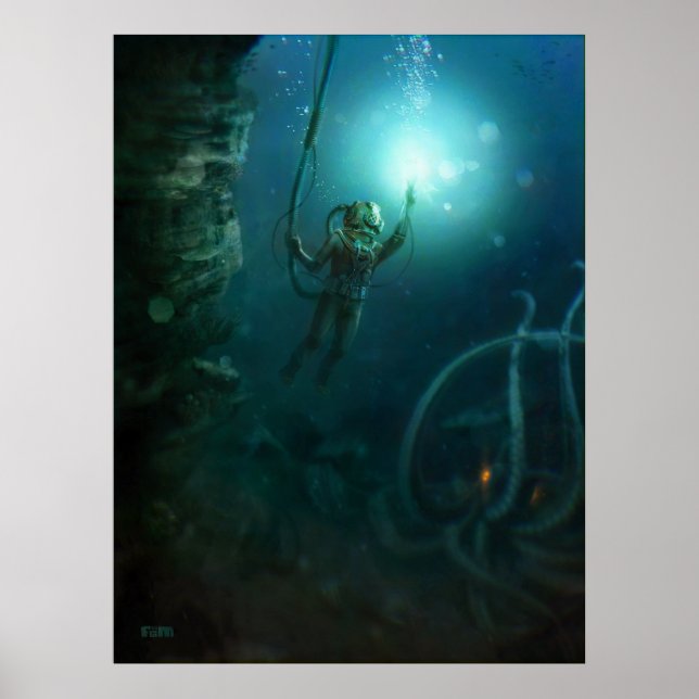 Póster El abismo (Frente)