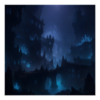 Póster El Abismo de Ny’Zhara – Sanctum de la Especie Umbr