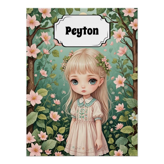 Póster El abrazo de Blossom personalizado (Anverso)