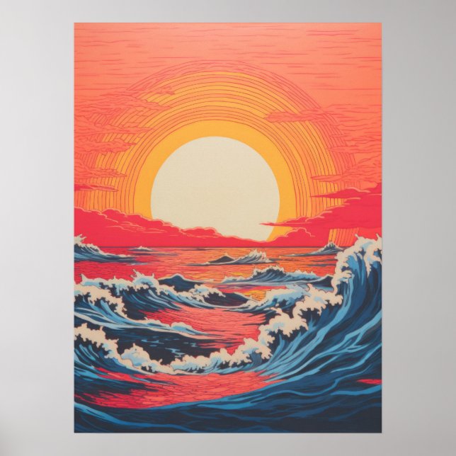 Póster El abrazo de los océanos (Frente)