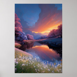 Póster El abrazo de Serene Sunset