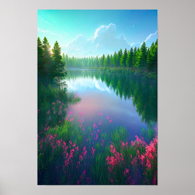 Póster El abrazo del río y las aguas tranquilas (Frente)