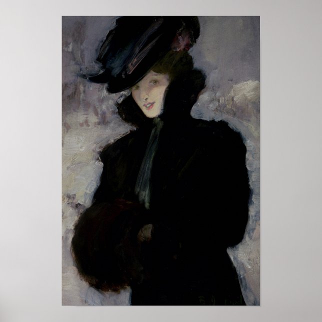 Póster El Abrigo De Pieles (Frente)