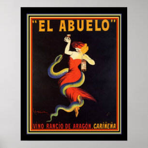 Póster "El Abuelo" Leonetto Cappiello Poster 16x20