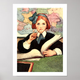 Póster "El académico" por Jessie Willcox Smith