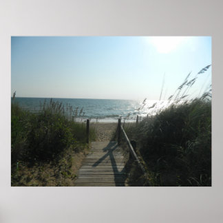 Póster El Acceso A La Playa