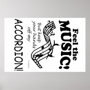 Póster El acordeón siente la música
