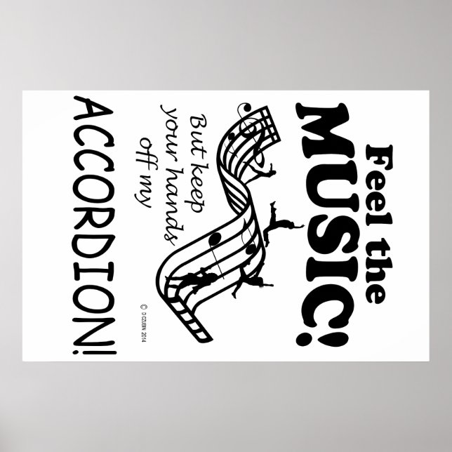 Póster El acordeón siente la música (Frente)