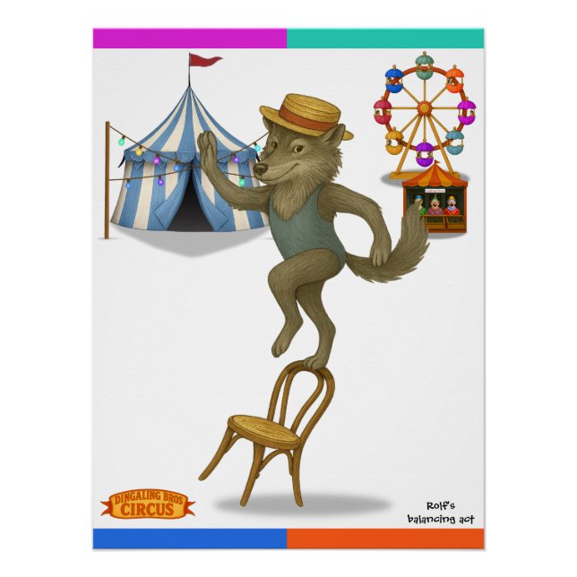 Póster El acto de equilibrio de Rolf (Anverso)