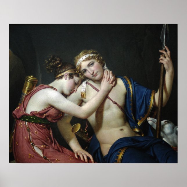 Póster El Adiós De Telemachus Y Eucharis (Frente)
