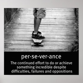 Póster El adolescente longboarding