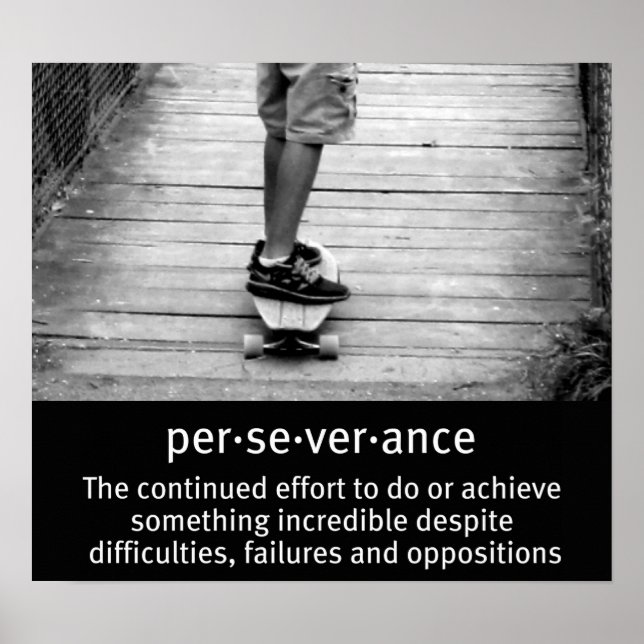 Póster El adolescente longboarding (Frente)