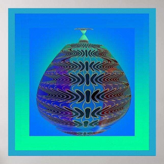 Póster El afiche azul (Frente)