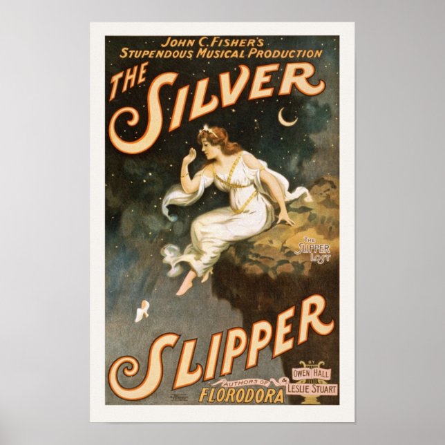 Póster El afiche de las artes escénicas de Silver Slipper (Frente)
