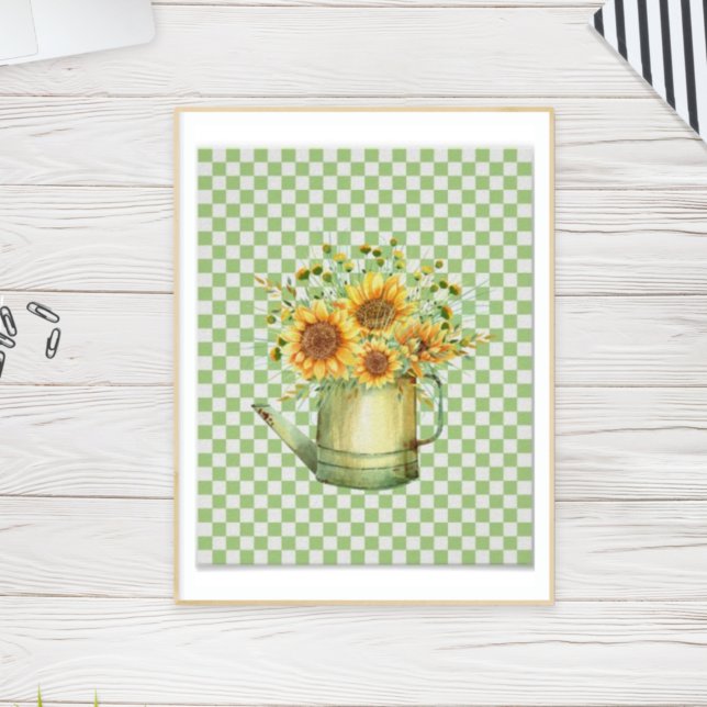 Póster El agua del jardín puede ser girasol (Subido por el creador)