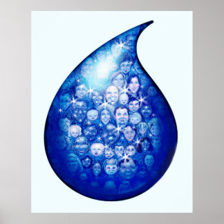 Póster El agua es vida