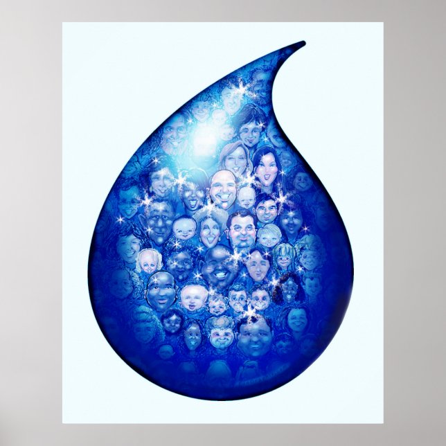 Póster El agua es vida (Frente)