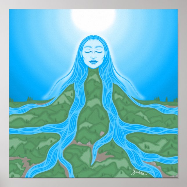 Póster El agua es vida (Frente)