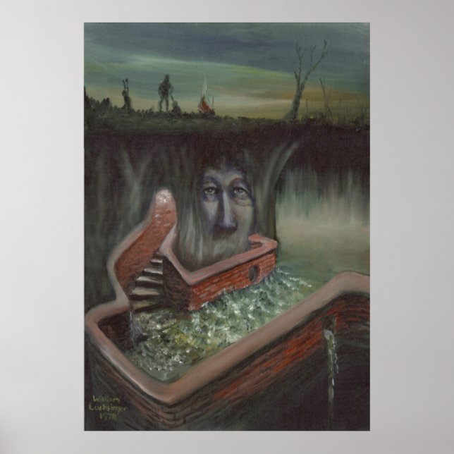 Póster El agua y el pozo - Poster (Frente)