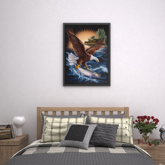 Póster El Águila Majestuosa Se Extiende Sobre Los Peces P (Subido por el creador)