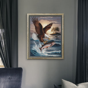 Póster El águila majestuoso se eleva sobre Prey