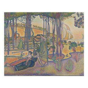 Póster El aire de la tarde de Henri-Edmond Cross