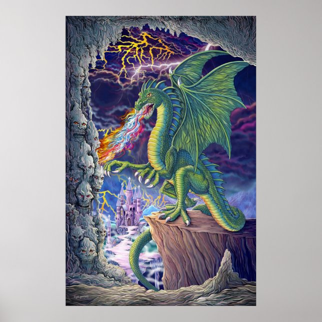 Póster El aire del dragón (Frente)
