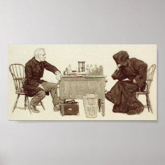 Póster El ajedrez de Grim Reaper