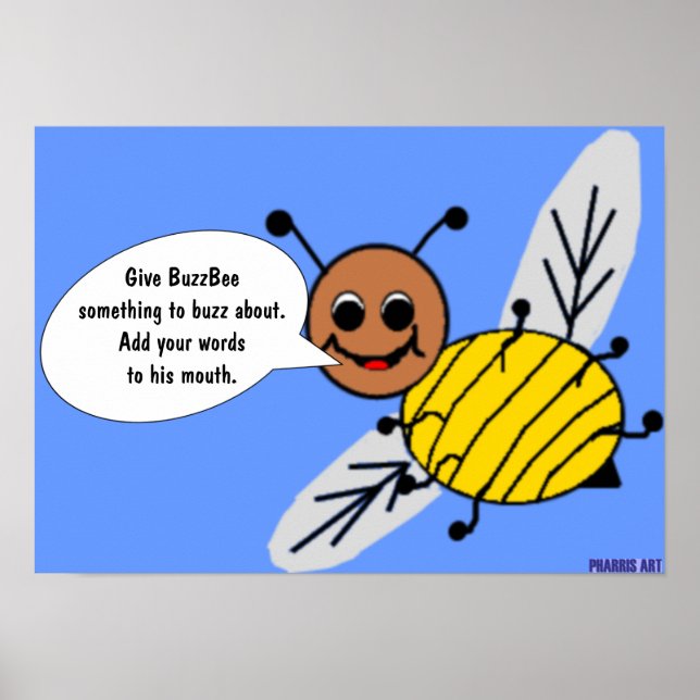 Póster El alboroto con el Poster de BuzzBee (Frente)