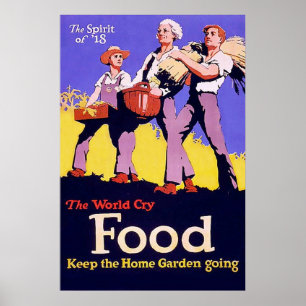 Póster El alcohol de 'de la guerra mundial del vintage 18