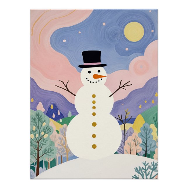 Póster El alegre observador del invierno (Anverso)