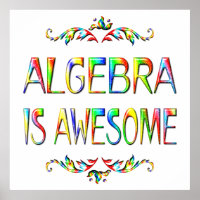 El álgebra es asombroso - a partir de $11.80
