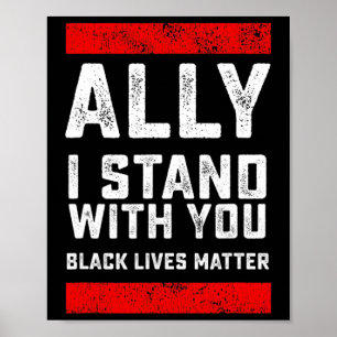 Póster El aliado del problema de las vidas negras que est