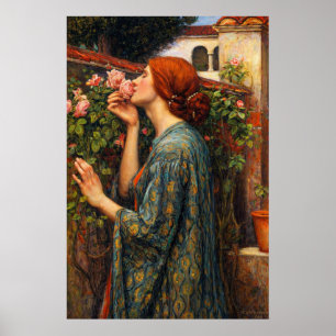 Póster El alma de la rosa por John William Waterhouse
