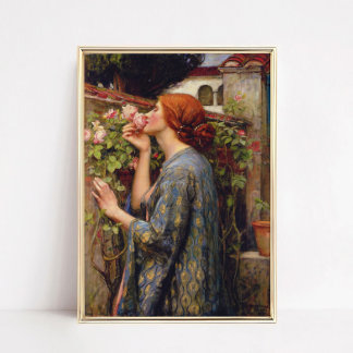 Póster El alma de la rosa por John William Waterhouse